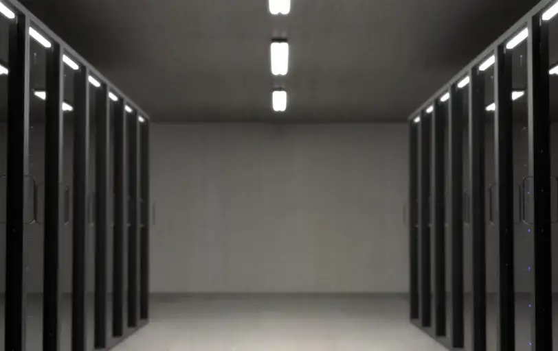 Dedicated hosting server room