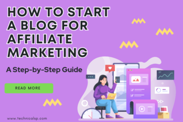 Starting a blog for affiliate marketing: A laptop and notebook on a desk, representing the essentials for starting a successful blog for affiliate marketing