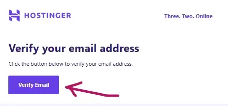 Verify your email address